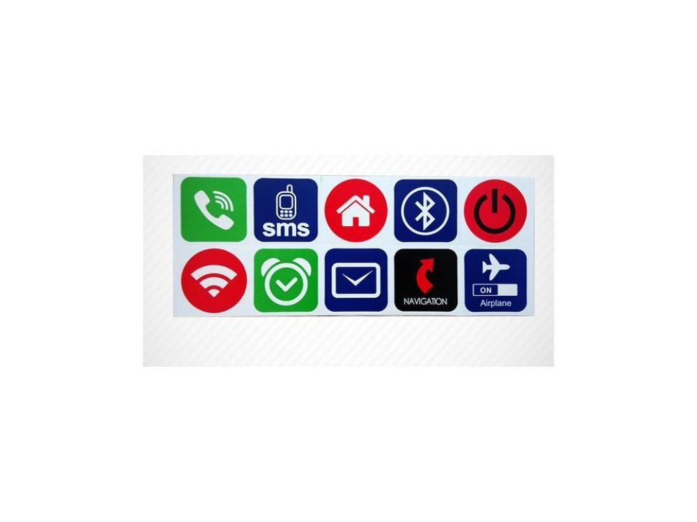 10er Set NFC Ntag 216 Aufkleber Icons unter RoboMall