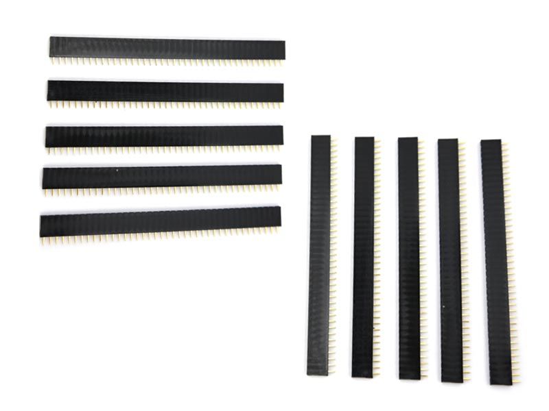 10x 40 Pin 2-54 mm Buchsenleiste einreihig