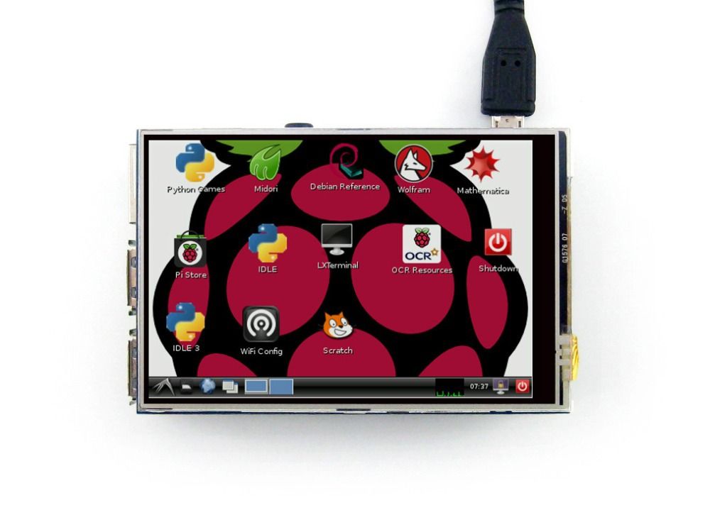 3-5 Plug-and-Play Touch Screen TFT LCD fr Raspberry