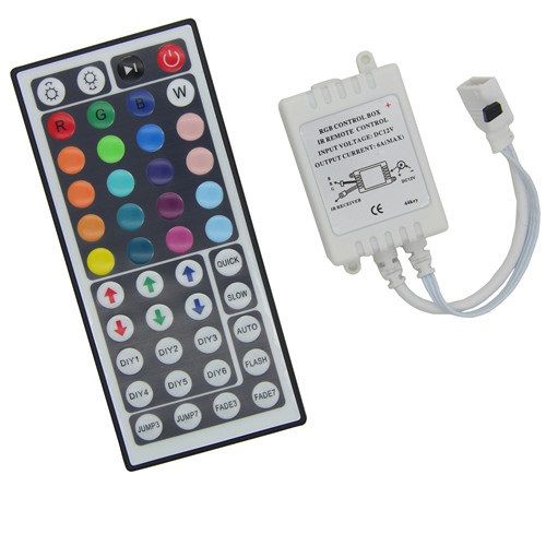 44 Tasten IR Control Box für RGB LED Strips mit Fernbedienung unter RoboMall