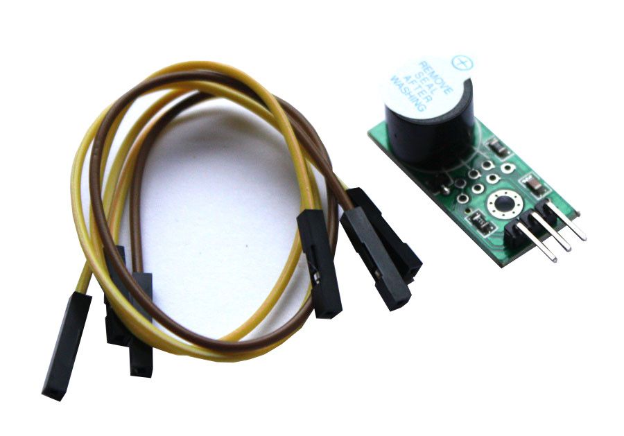 Buzzer Modul mit Piezo Lautsprecher 3-5-5V - 9012 Transistor mit Kabel unter RoboMall