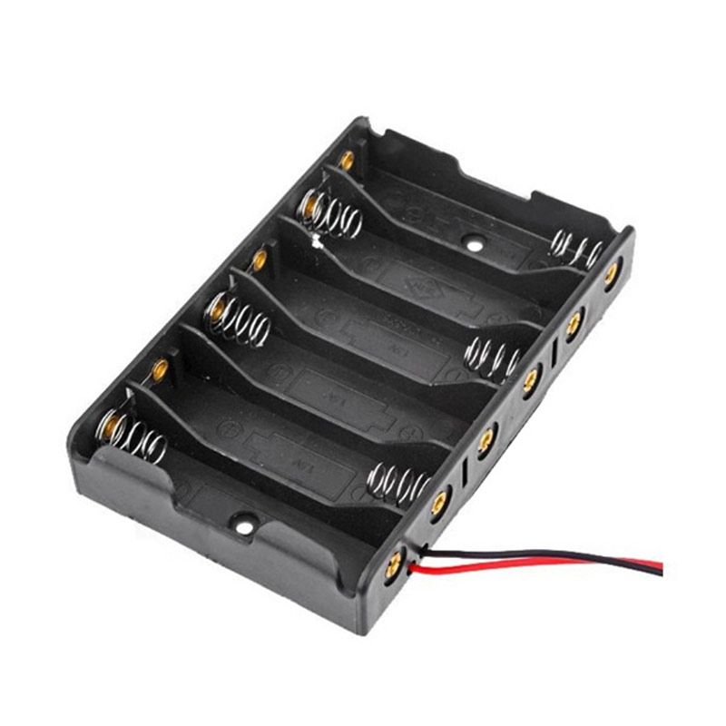 Gehuse fr 6x AA Batterien 9V unter RoboMall