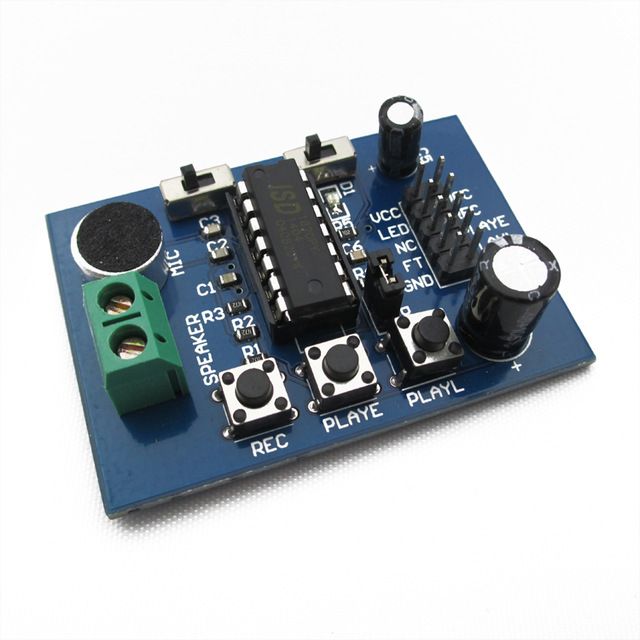 ISD1820 Voice Recorder - Stimmen- Soundrecorder mit Terminal für Arduino unter RoboMall