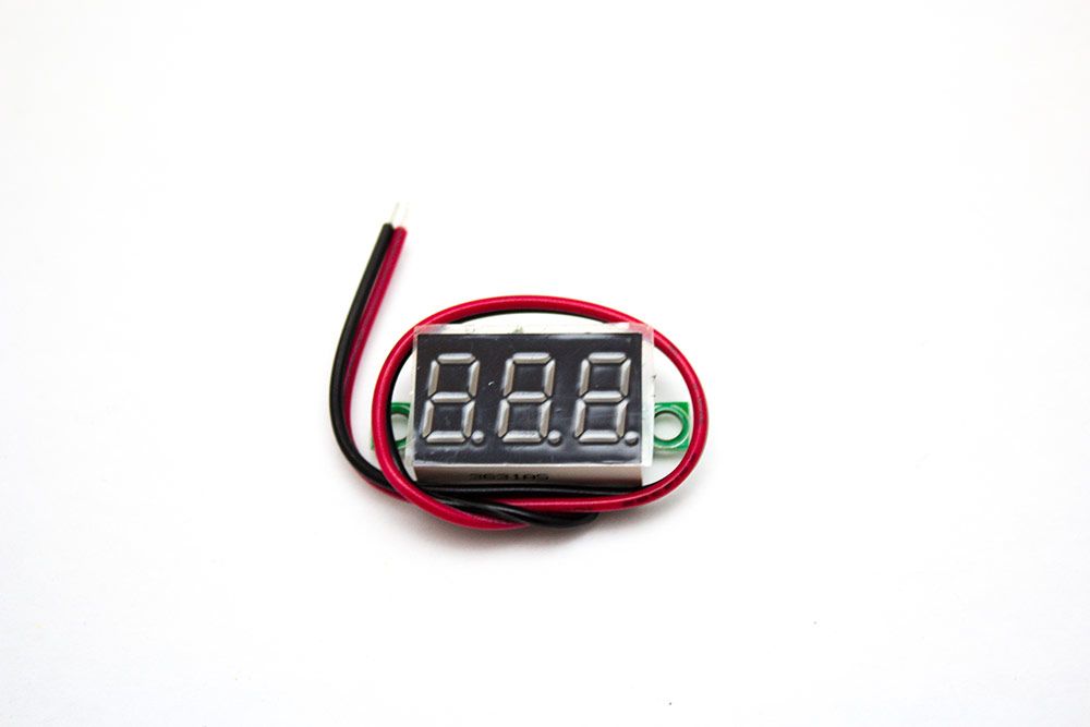 Mini Voltmeter Digital mit LED-Anzeige