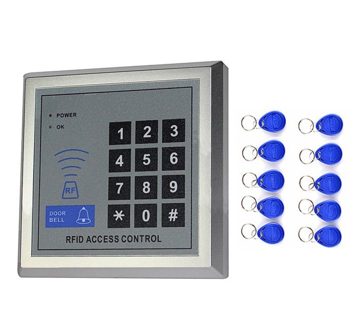 RFID Türschloss Zugangskontrolle + 10 RFID Tags