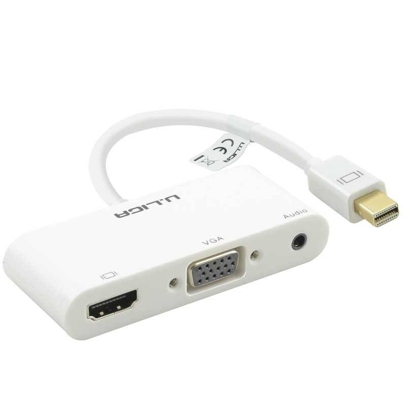 U-LIGA Mini DisplayPort (Thunderbolt) zu HDMI und SVGA (MacBook Pro)