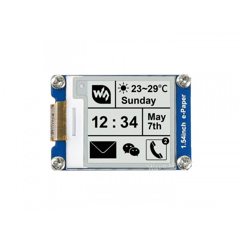 Waveshare 200x200 1-54 e-Paper Display Modul