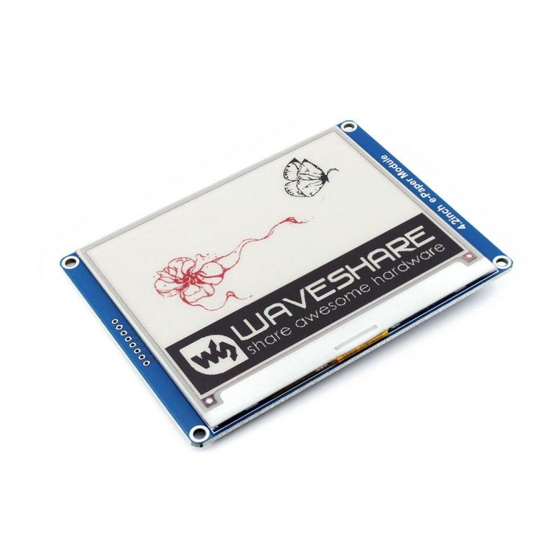Waveshare 400x300 4-2 e-Paper Display Modul 3-farbig