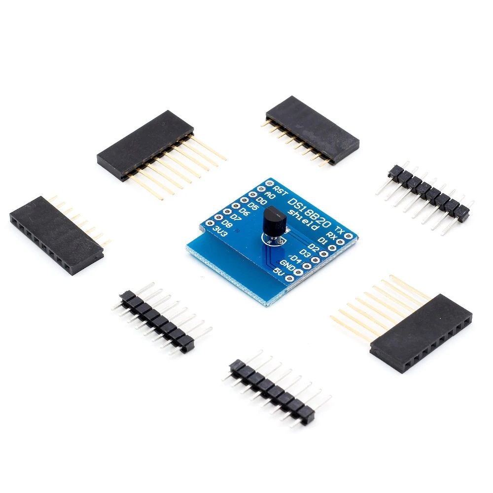 Wemos D1 Mini DS18B20 Shield